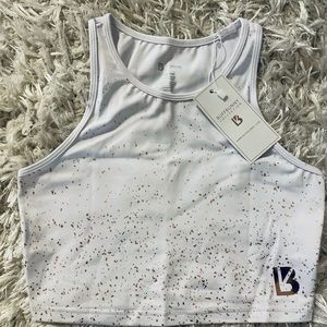 Buffbunny Rosé Aurora Crop Top - Rosé White , size medium